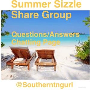 🏖SUMMER SIZZLE 🏖Share Group ❄️Q & A  Page